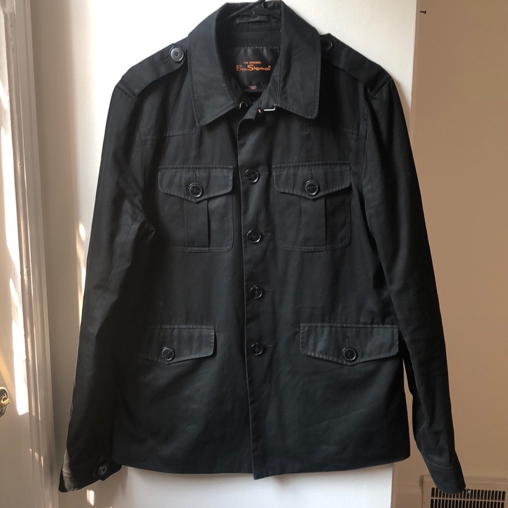 Ben Sherman Jacket Coat Black size Medium
